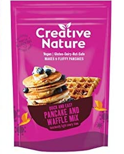 Creative Nature Quick & Easy Pancake Waffle Mix 266g