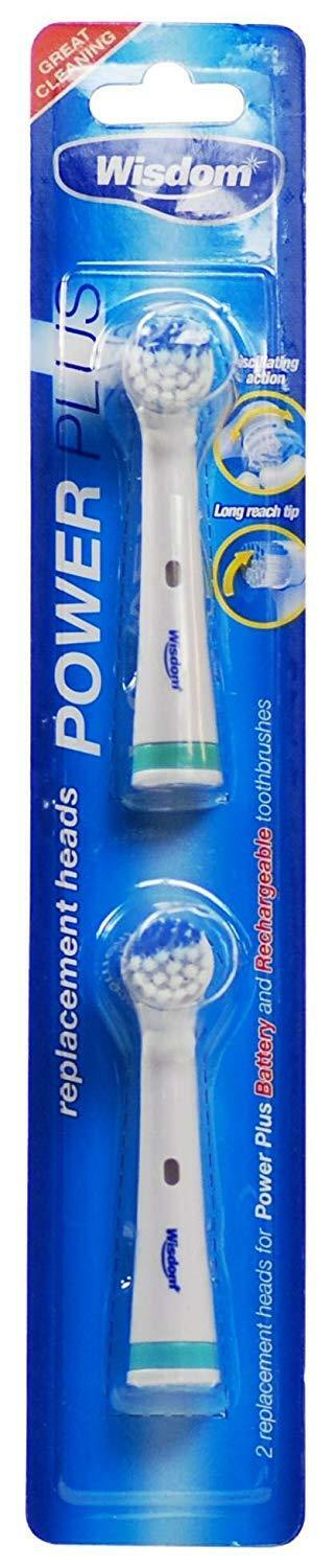 Wisdom Power Plus Replacement Heads (2)