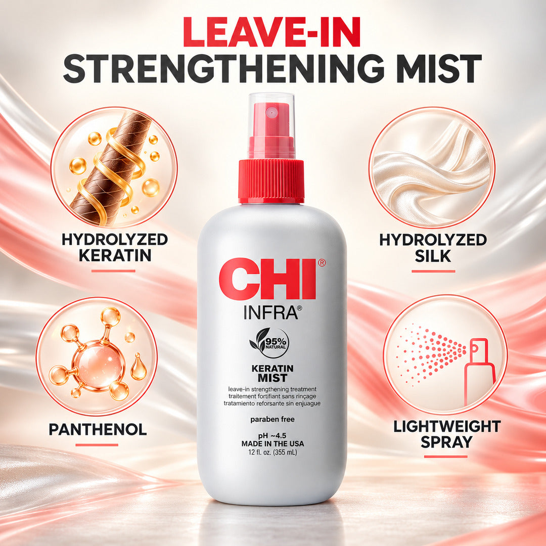 Chi Keratin Mist, Strengthening Hair Spray For Restoring