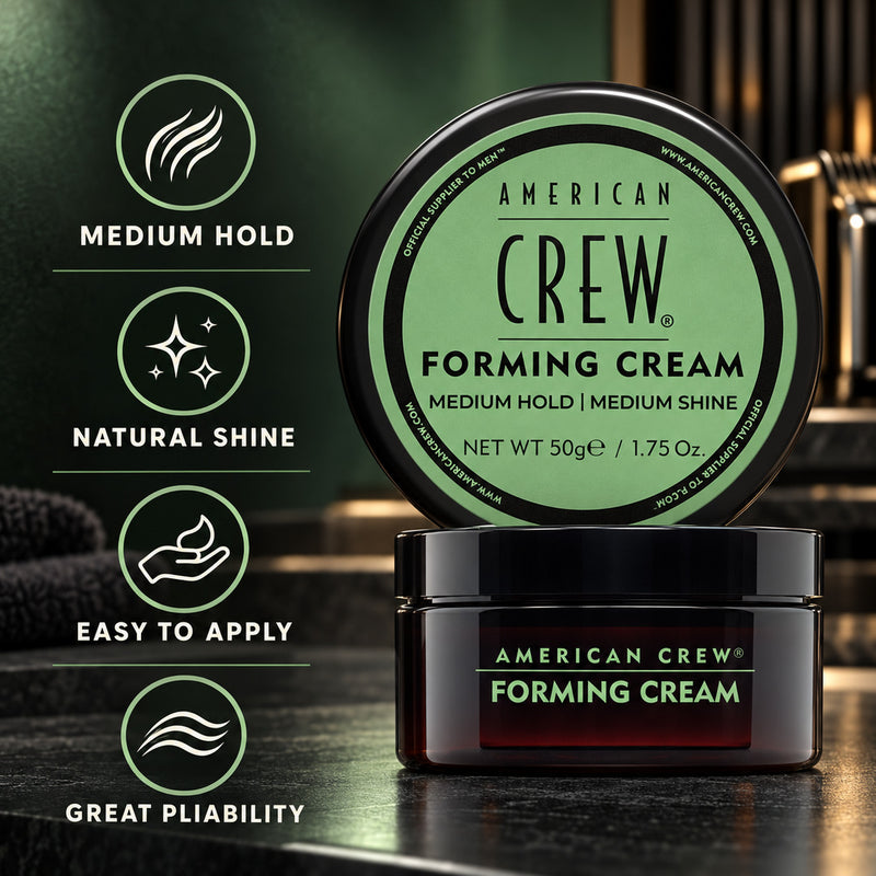American Crew Men's Hair Forming Cream Medium Hold