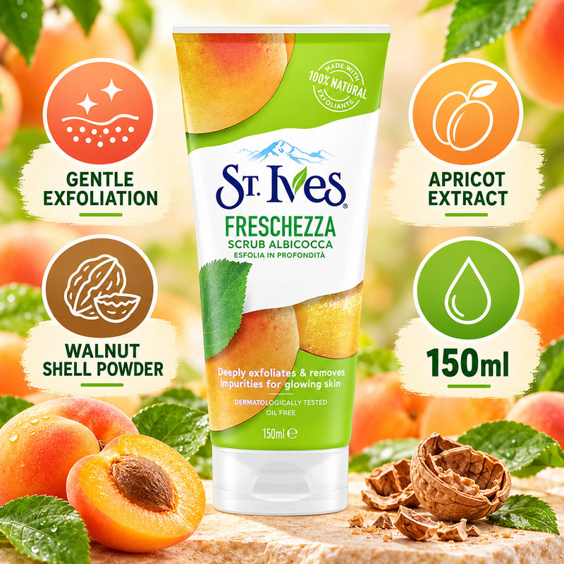 St.Ives Fresh Skin Apricot Face Scrub 150ml