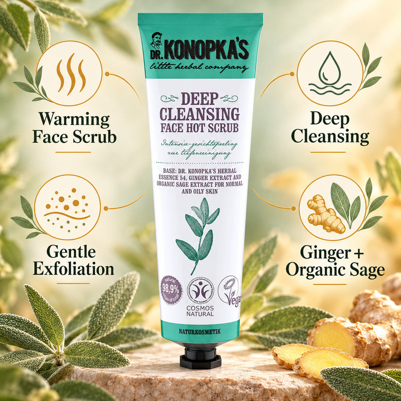 Dr.Konopka's Deep Cleansing Face Hot Scrub, 75 ml