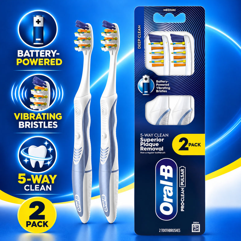 Oral-B Pro-Clean Pulsar Battery-Powered Toothbrush