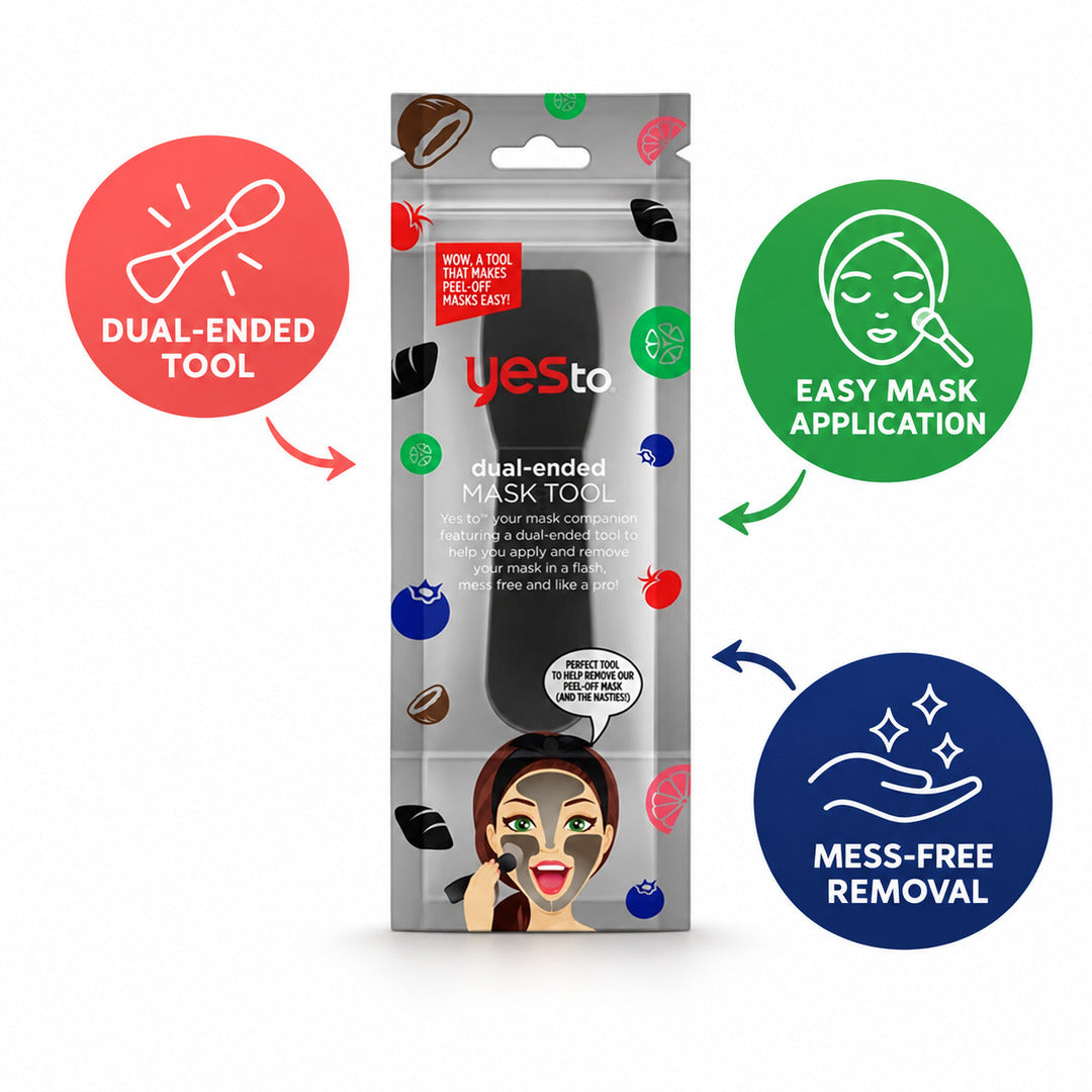 Yes to Dual End Peel Off Mask Application Tool - Removes Face Masks Easily