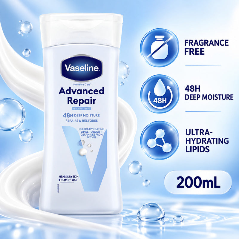 Vaseline Intensive Care Advanced Repair Unscented 200ml