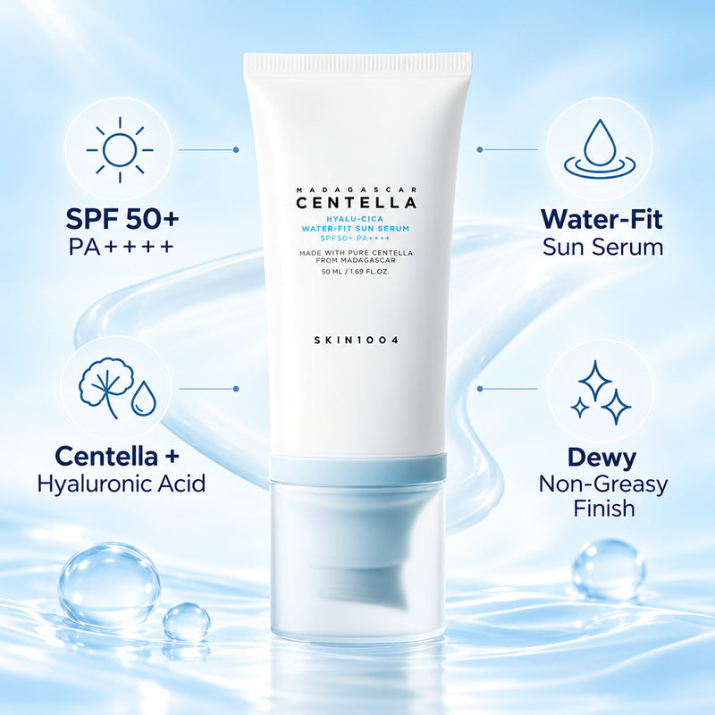 Madagascar Centella Hyalu-Cica Water-Fit Sun Serum 50 ml