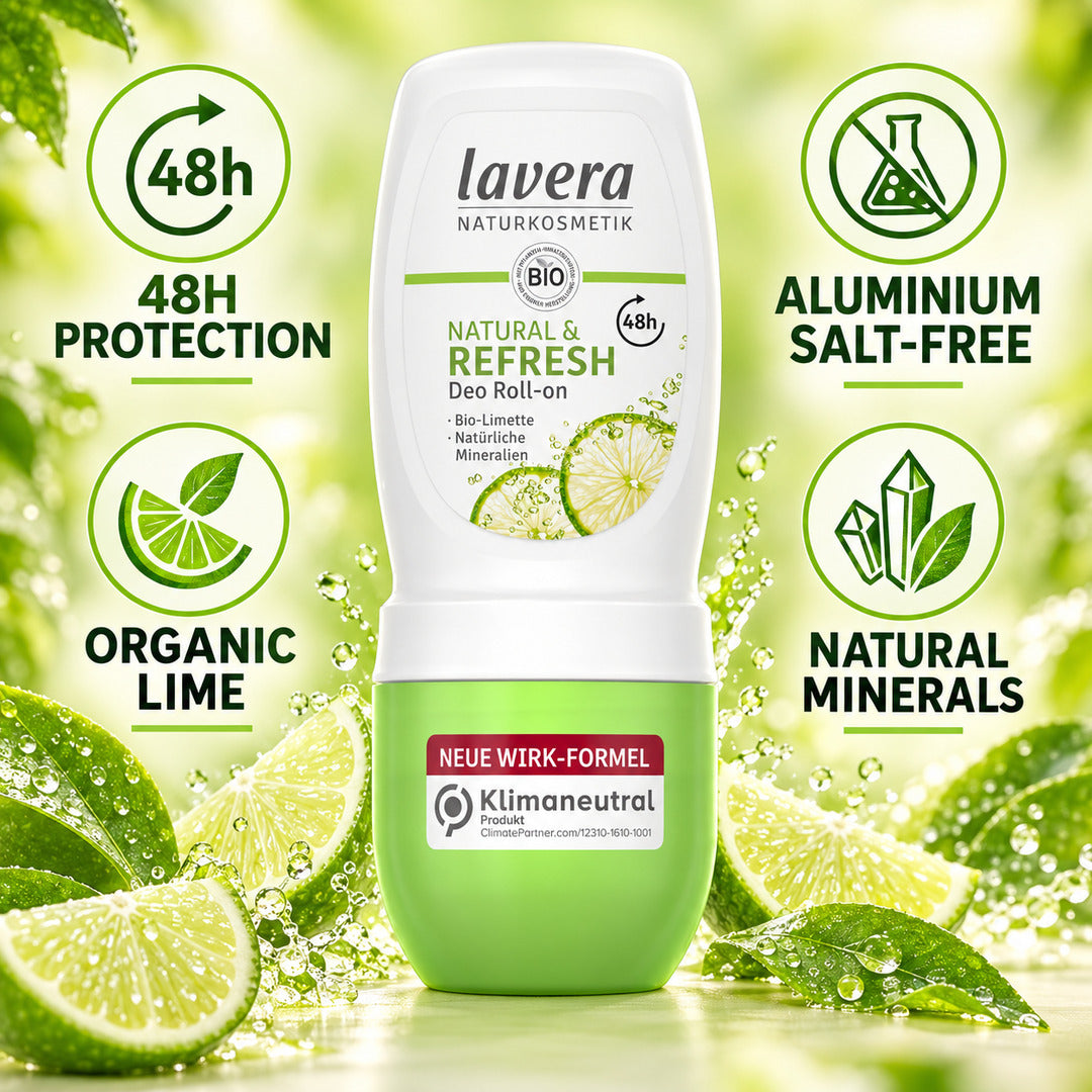 Lavera Roll On Deodorant- Natural and Refresh 50ml
