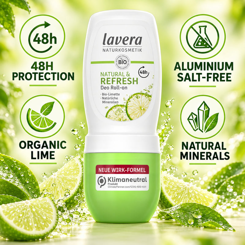Lavera Roll On Deodorant- Natural and Refresh 50ml
