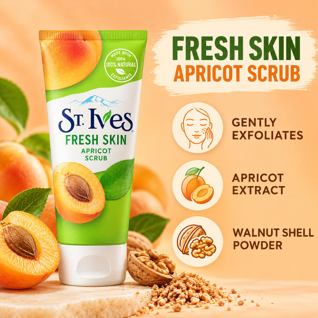 St.Ives Fresh Skin Apricot Face Scrub 150ml