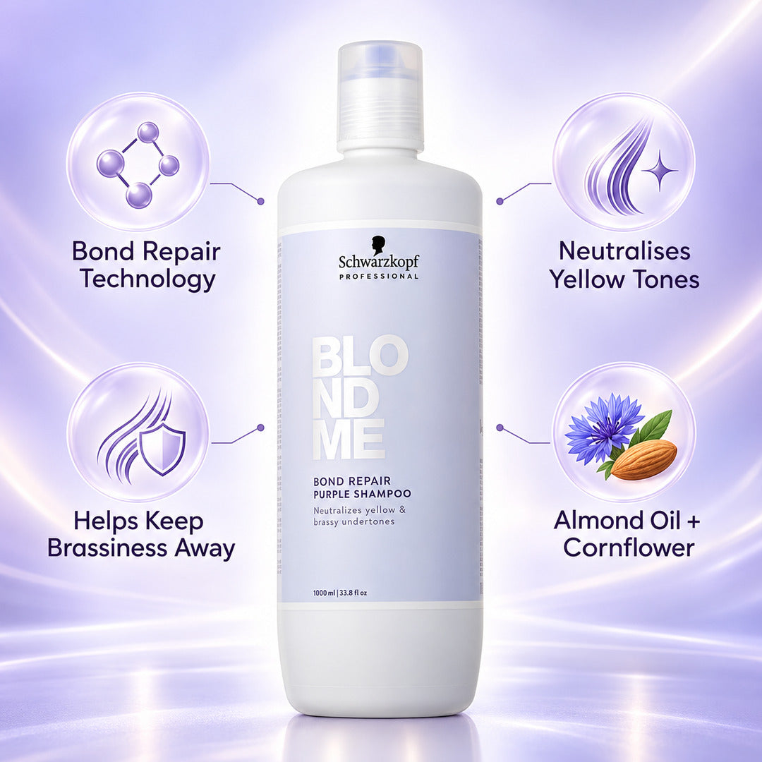 BLONDME Bond Repair Purple Shampoo 1000ml
