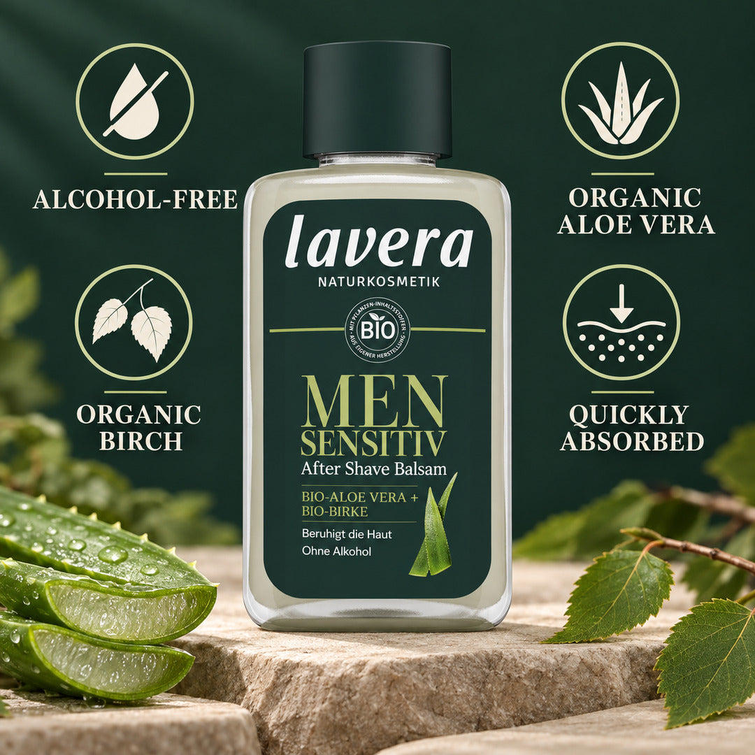 Lavera men Sensitive Calming After Shave Balm Organic 100ml