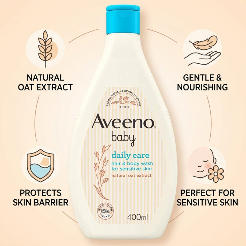 Aveeno Baby Daily Care Hair & Body Wash 400ml