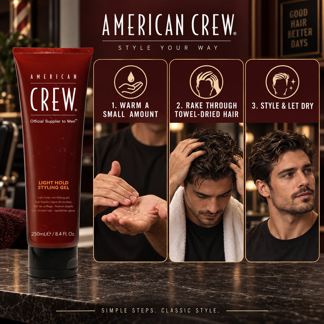 American Crew LIGHT HOLD styling gel 250ml