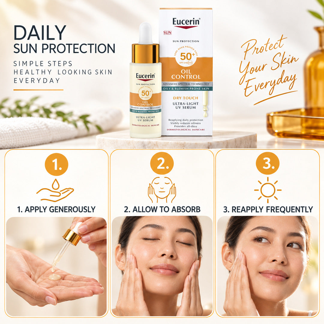 Eucerin Sun Oil Control Ultra-Light Daily Serum Spf 50 30ml