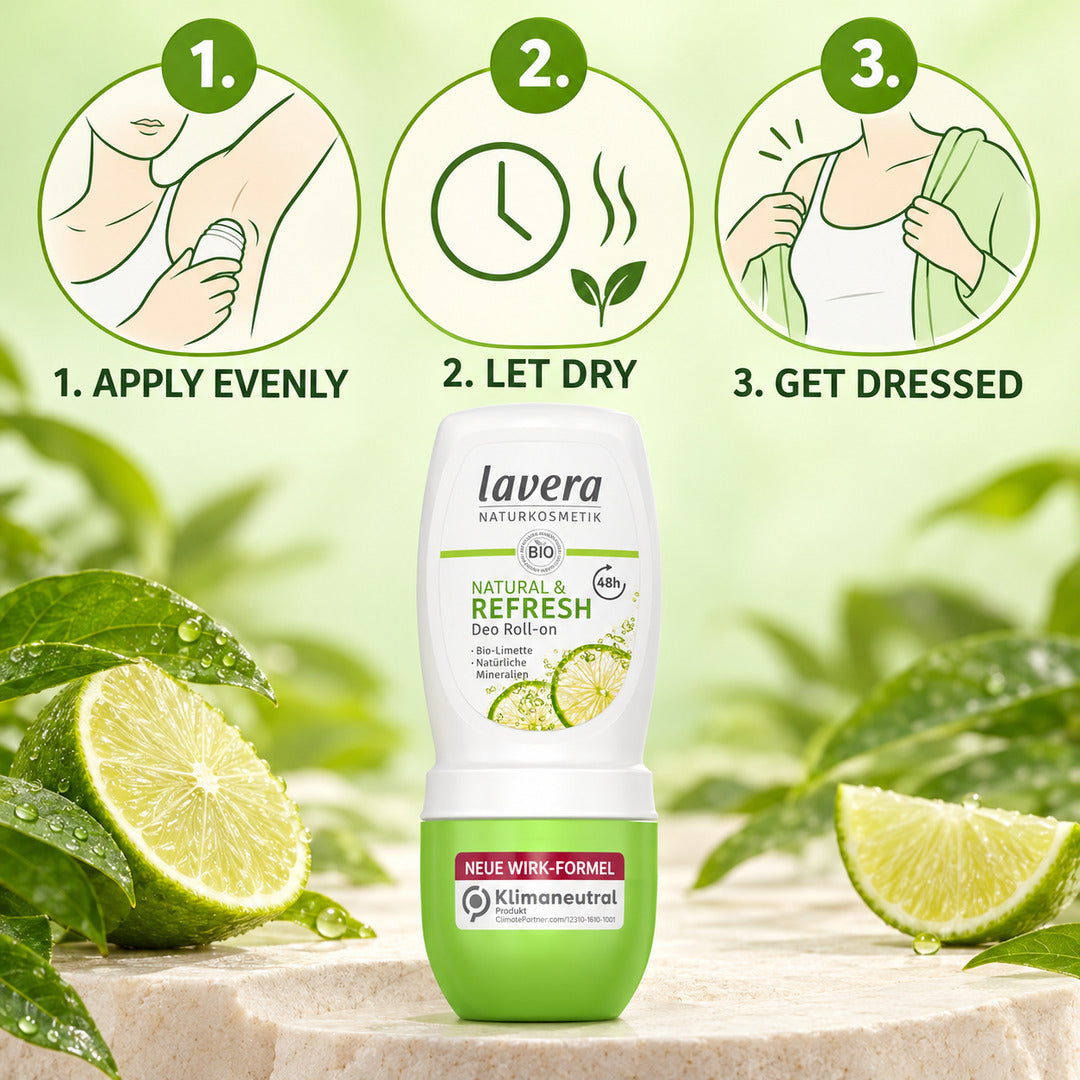 Lavera Roll On Deodorant- Natural and Refresh 50ml