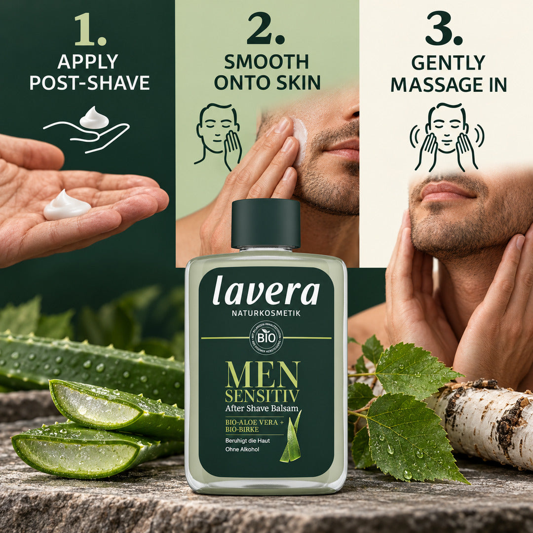 Lavera men Sensitive Calming After Shave Balm Organic 100ml
