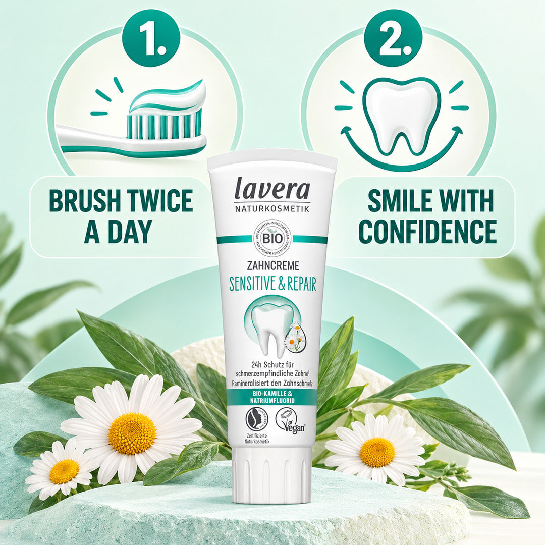 Lavera Sensitive & Repair Toothpaste with Floride 75ml