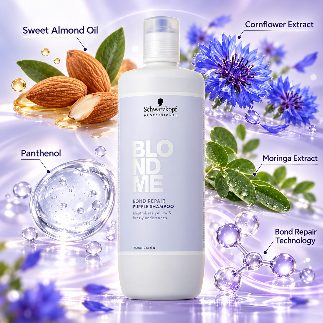 BLONDME Bond Repair Purple Shampoo 1000ml