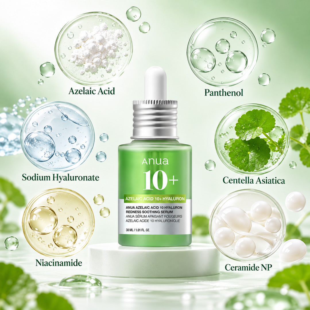 Anua Azelaic Acid 10 Hyaluron Redness Soothing Serum - 30 ml