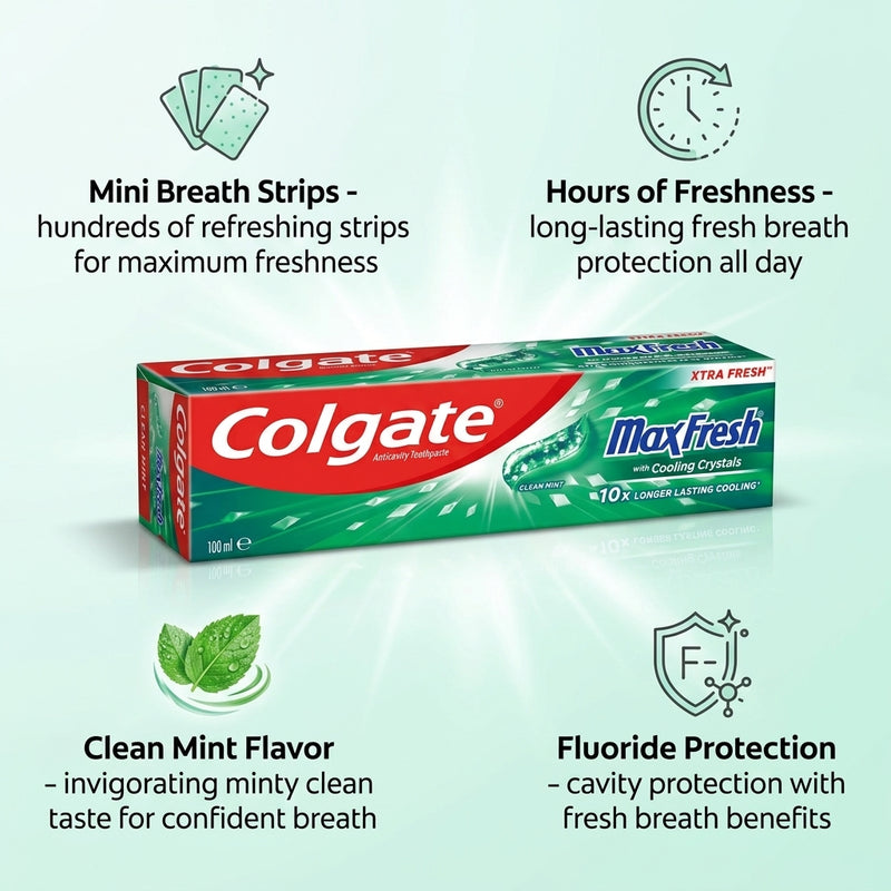 Colgate MaxFresh Cleanmint Toothpaste 100ml