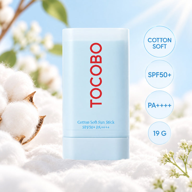 TOCOBO Cotton Soft Sun Stick SPF50+ PA++++, 19 g