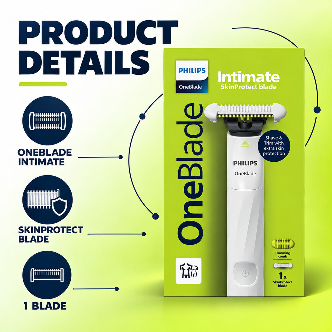 Philips OneBlade Intimate with SkinProtect Blade