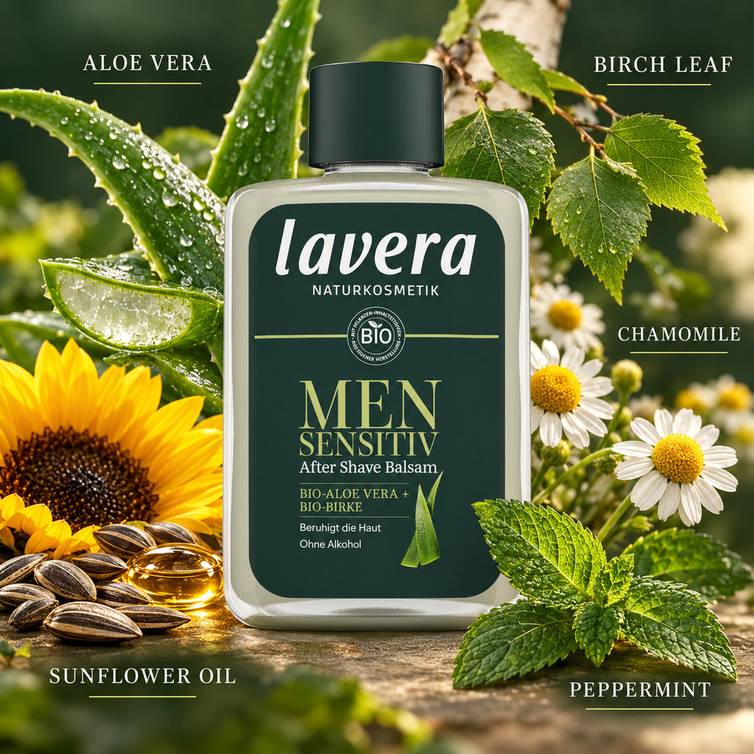 Lavera men Sensitive Calming After Shave Balm Organic 100ml
