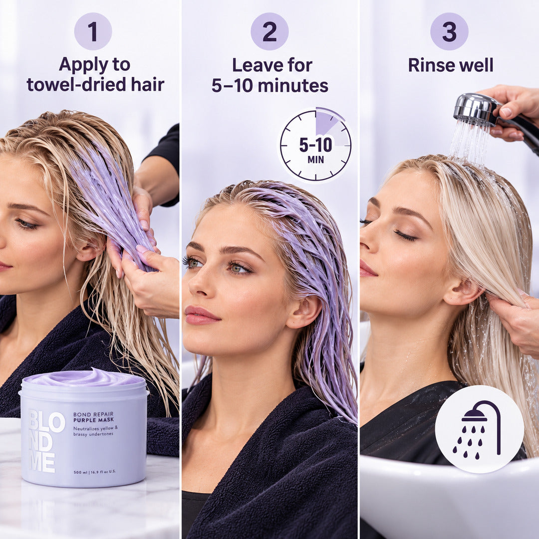 BLONDME Bond Repair Purple Mask 500ml