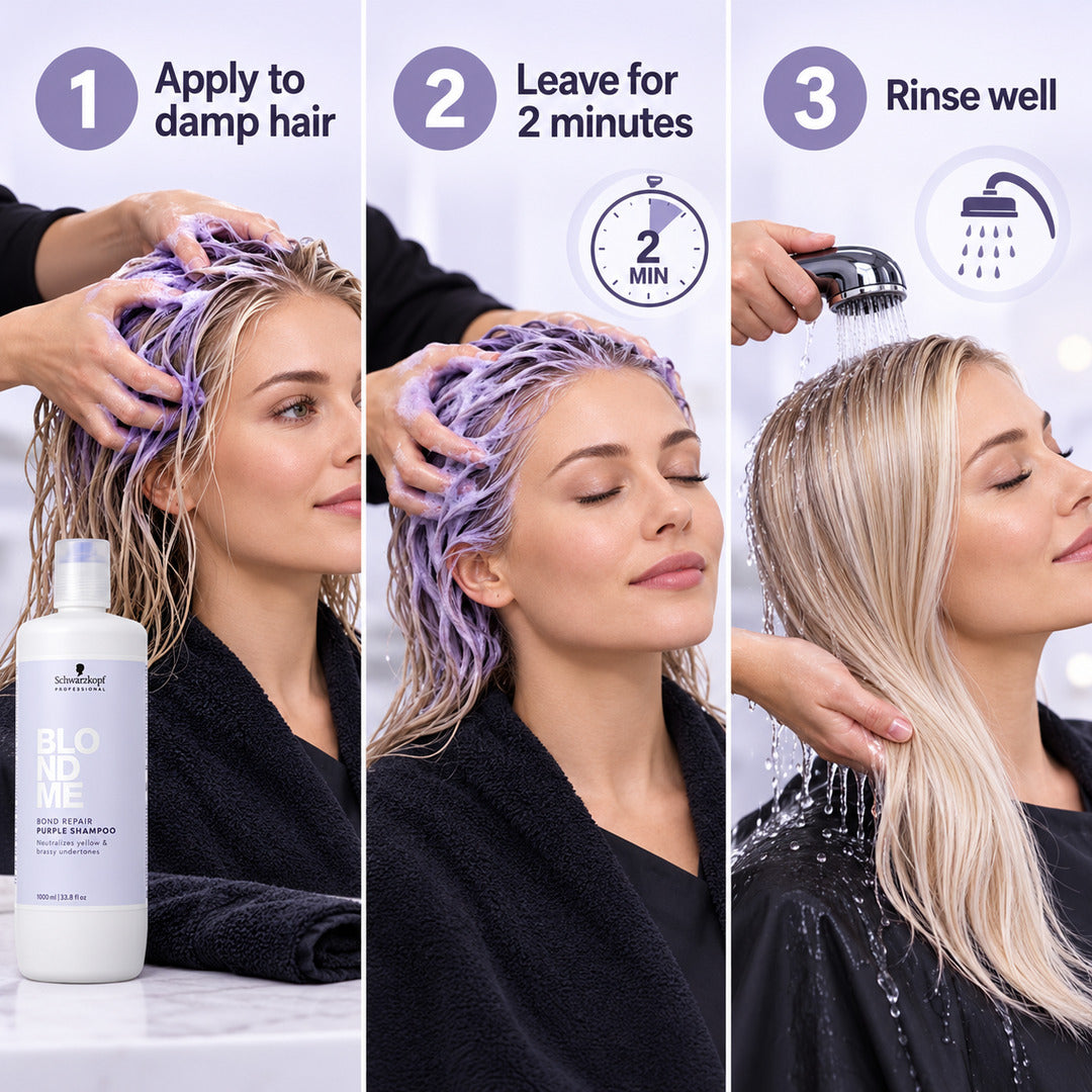 BLONDME Bond Repair Purple Shampoo 1000ml