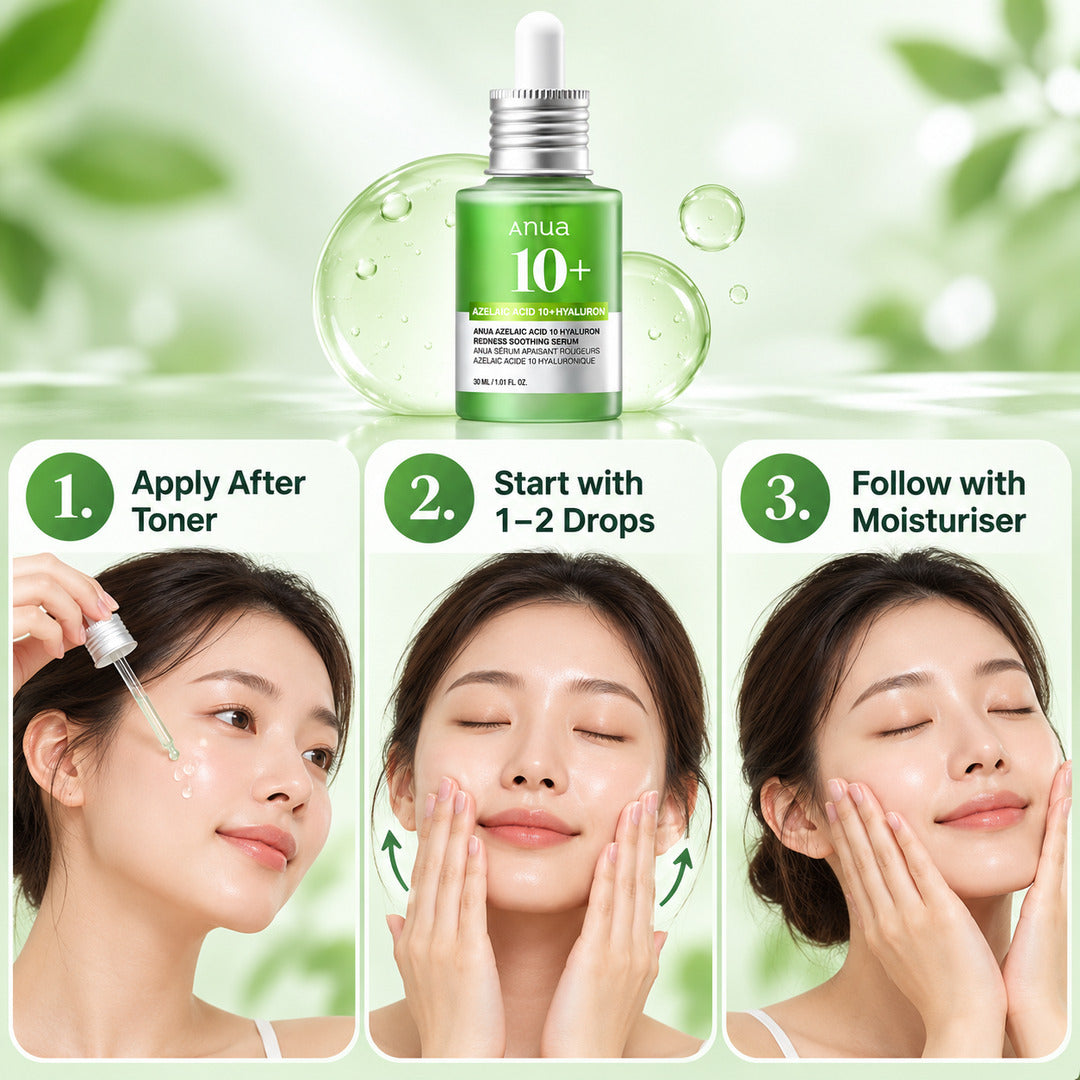 Anua Azelaic Acid 10 Hyaluron Redness Soothing Serum - 30 ml