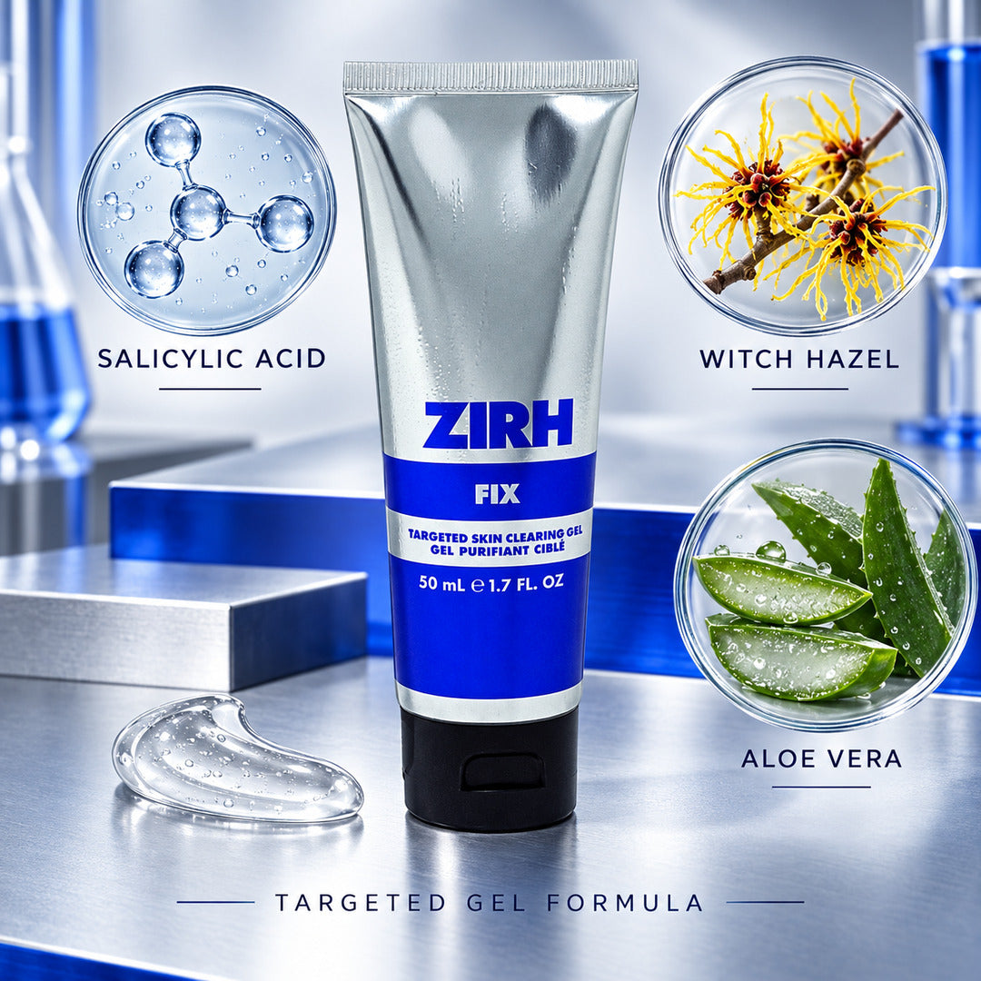 Zirh Fix Targeted Skin Cleansing Gel for Mens 50ml