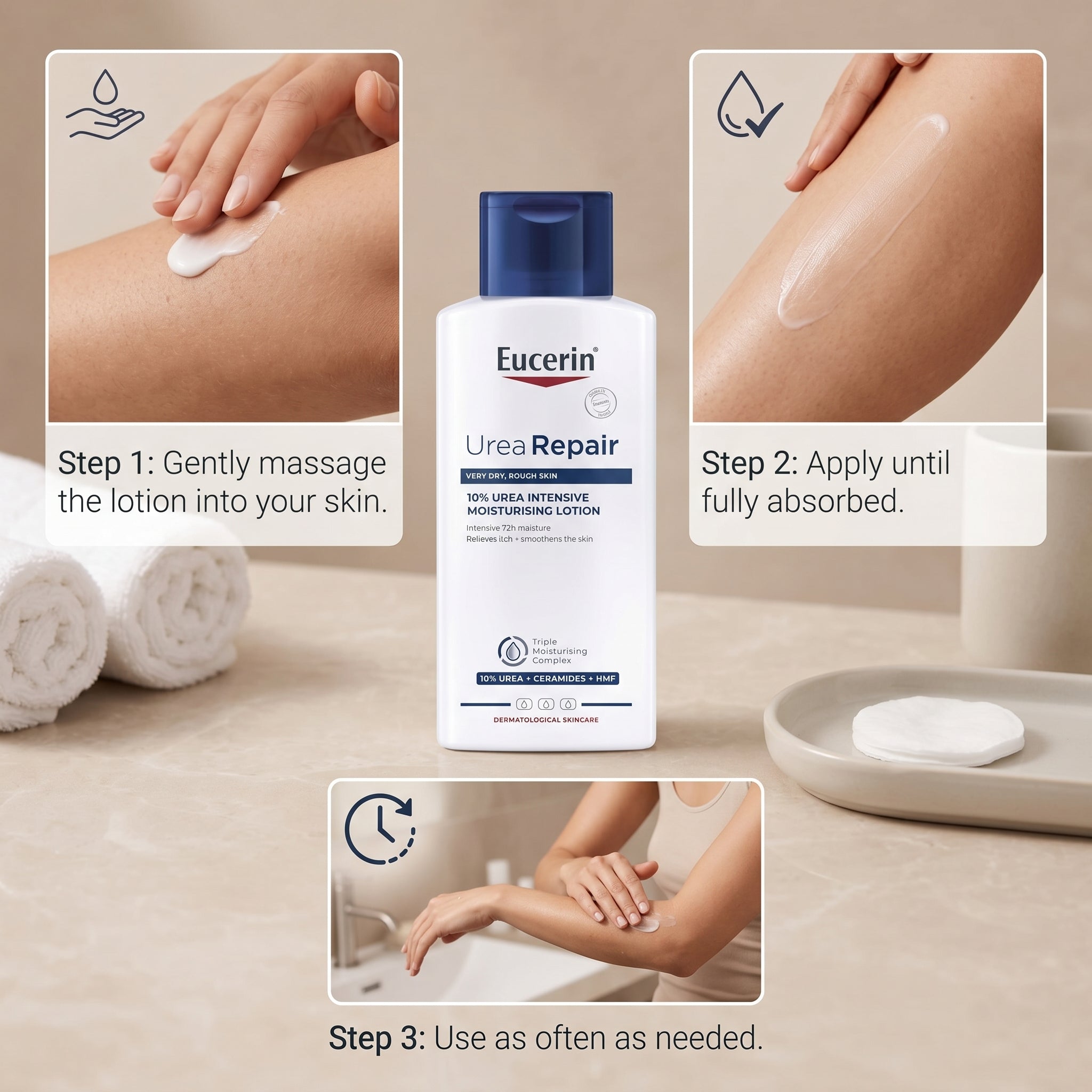 Eucerin 10% urea intensive moisturising lotion