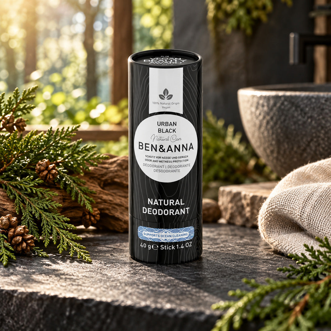 Ben & Anna Urban Black Deodorant Paper Tube, 40 g
