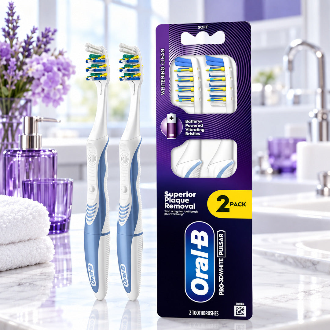 ORAL-B PRO-3DWHITE Pulsar Battery-Powered Toothbrush