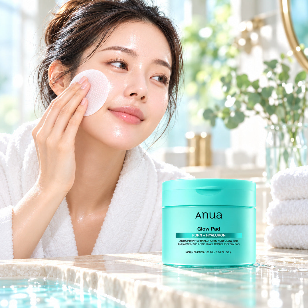 Anua PDRN 100 Hyaluronic Acid Glow Pad 180ml (60 pcs)