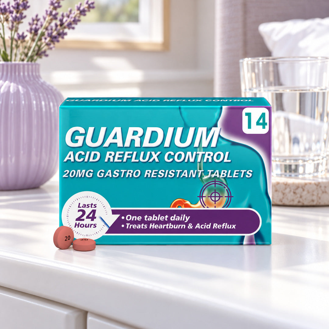 Guardium Heartburn and Acid Reflux Control 14 Tablets
