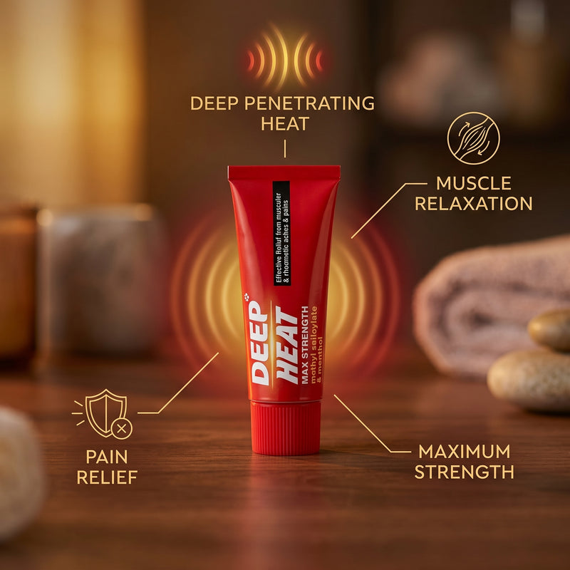 Deep Heat Max Strength Pain Relieving Cream 35g