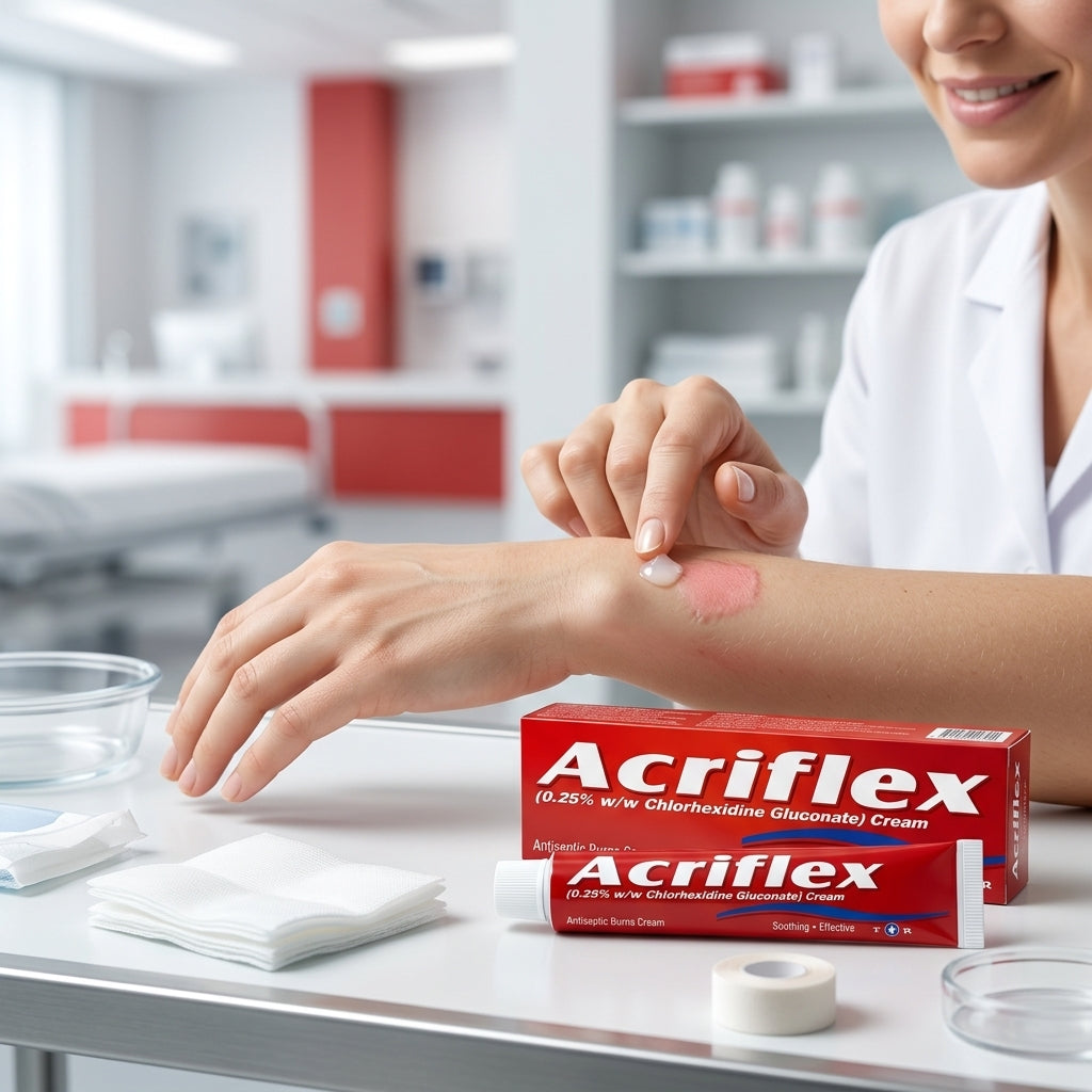 Acriflex Antiseptic Burns Cream 30g