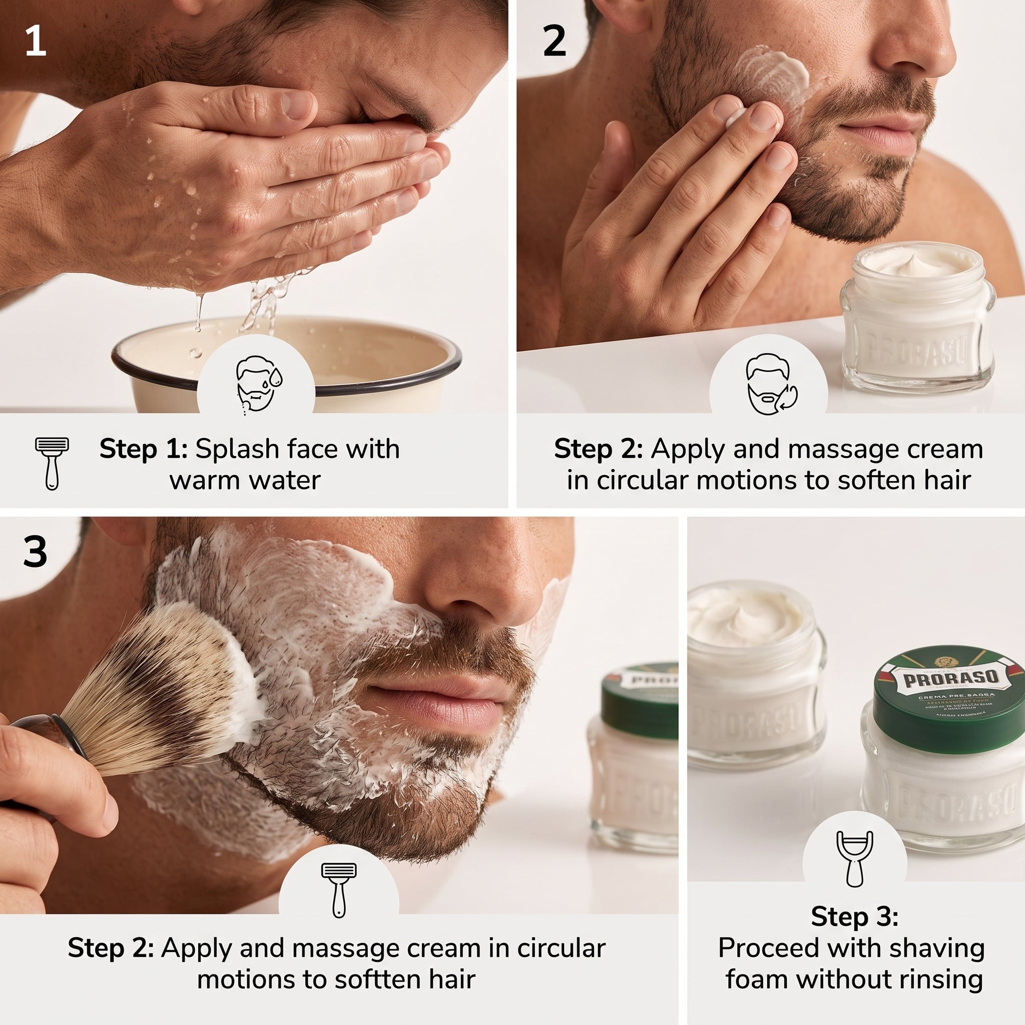 Proraso Refreshing Pre-Shave Cream With Eucalyptus Oil 100ml