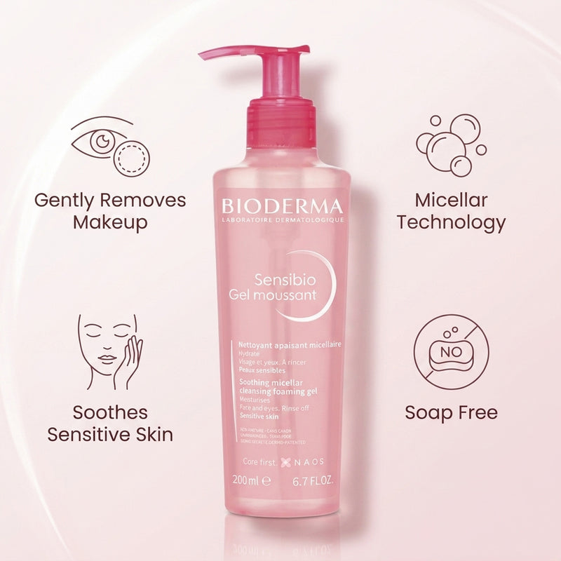 BIODERMA SENSIBIO GEL MOUSSANT FP200ML