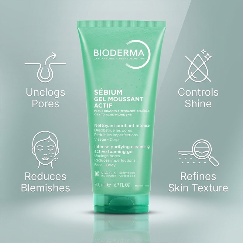 Bioderma SEBIUM Gel Moussant Actif 200ml