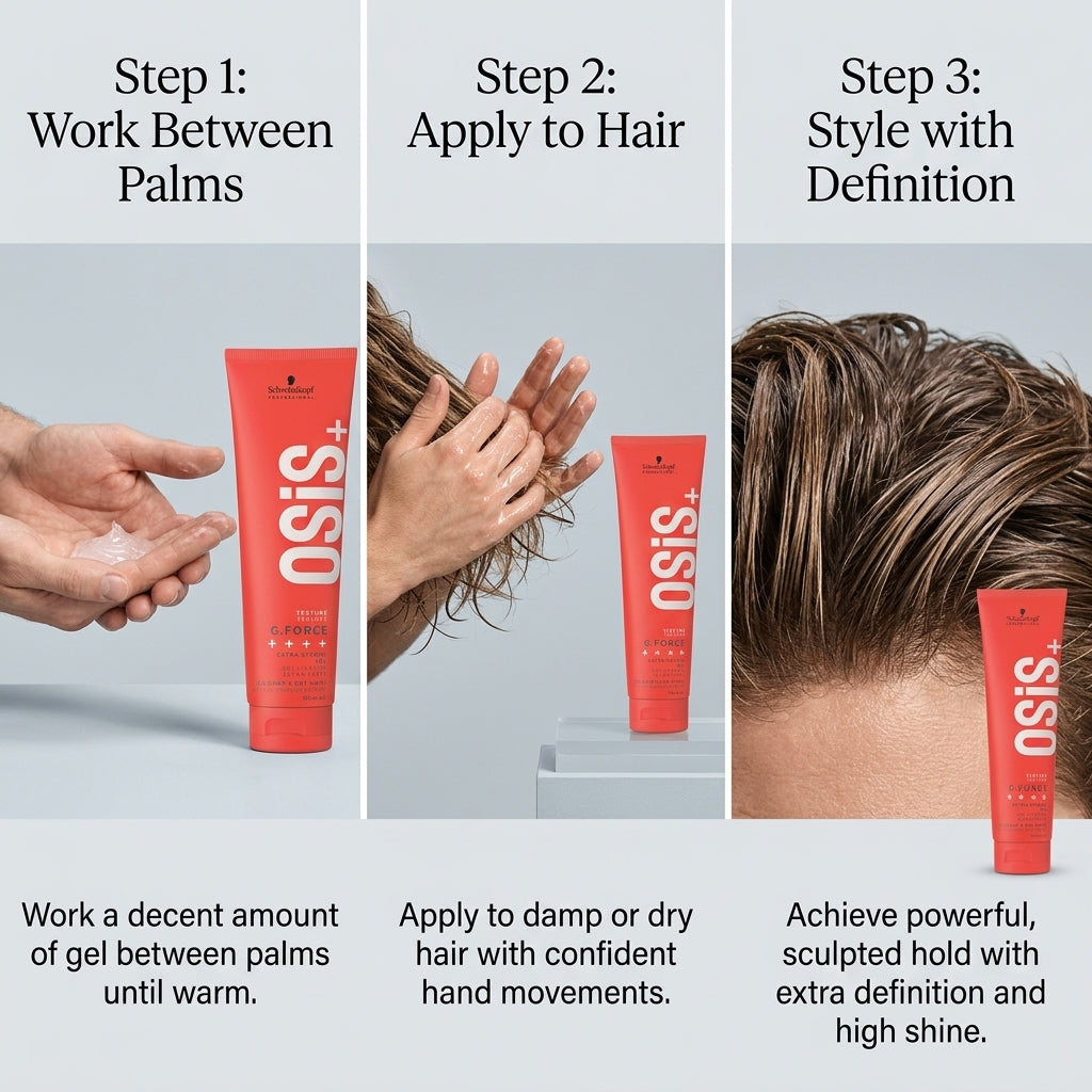 Schwarzkopf Professional Osis+ G.Force Texture Extra Strong Gel 150ml