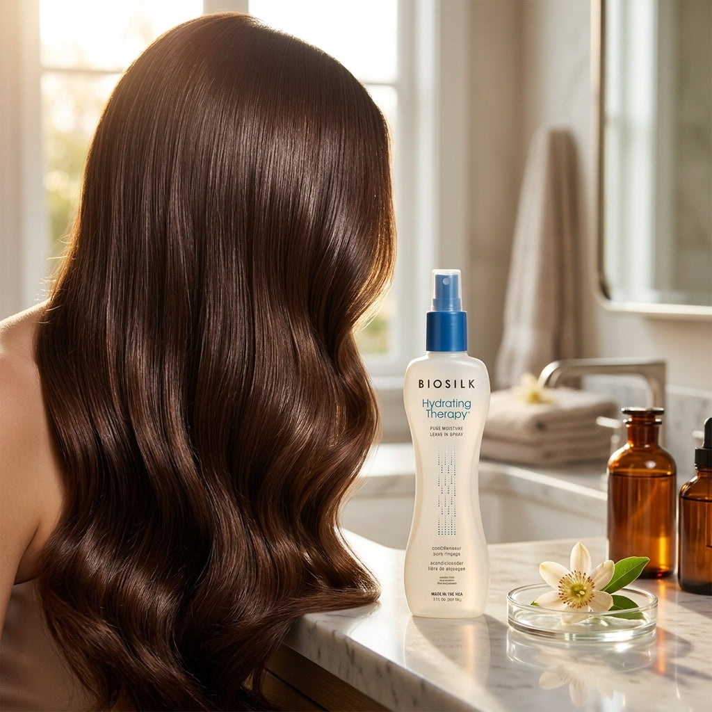 BIOSILK HYDRATING THERAPY PURE MOISTURE LEAVE IN SPRAY 207ML