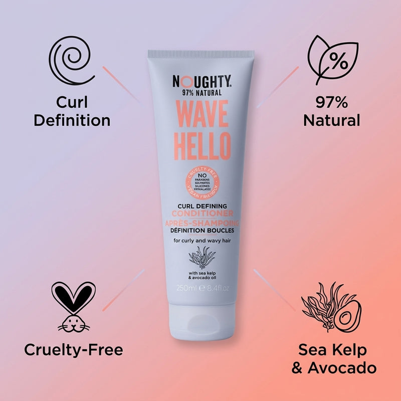 Noughty Wave Hello Curl Defining Conditioner 250ml