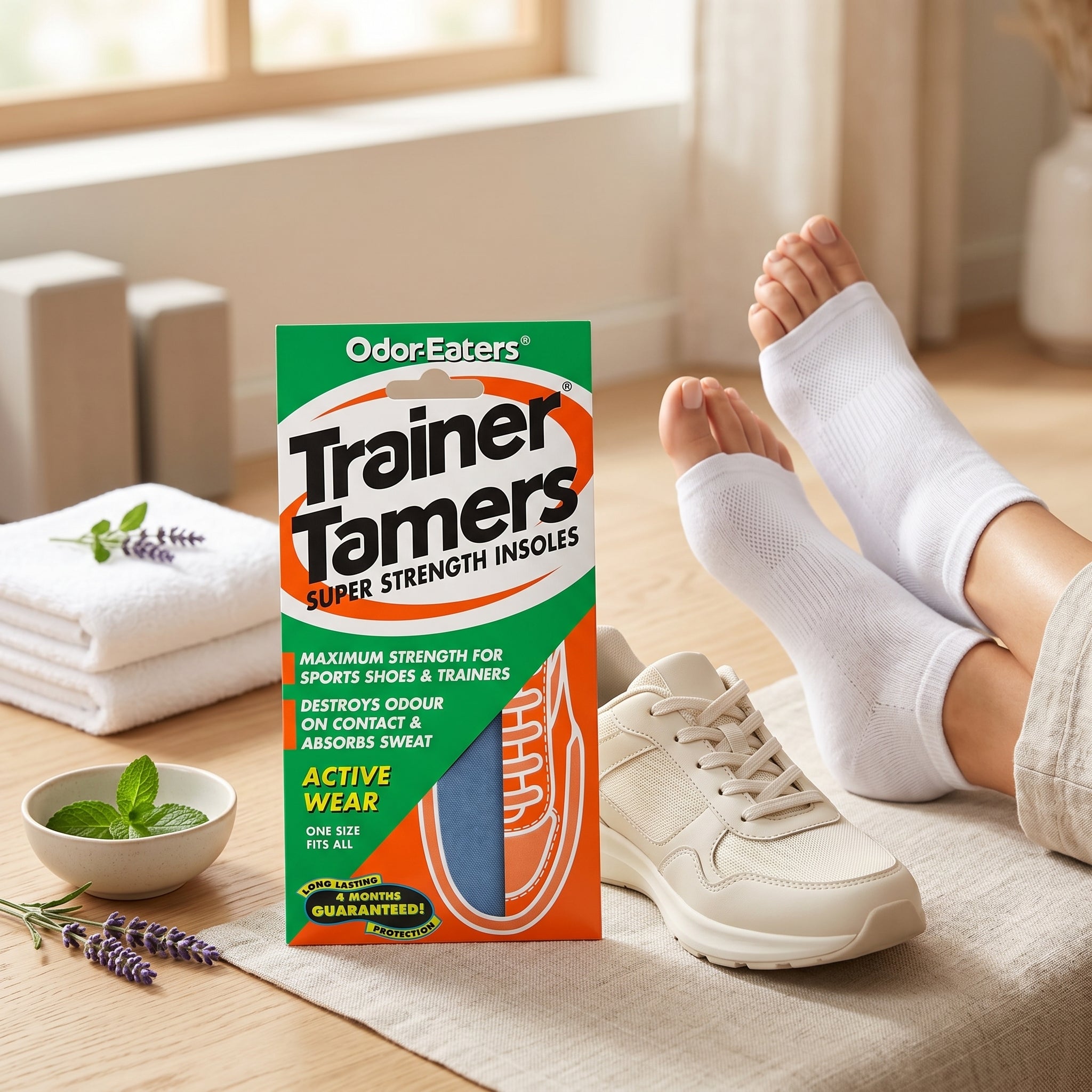 Odor-Eaters Trainer Tamers Super Strength Insoles 1 Pair