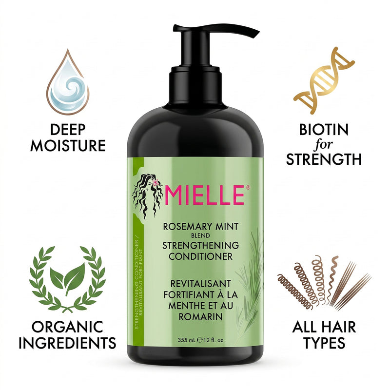 Mielle Organics Rosemary Mint Strengthening Shampoo 355ml