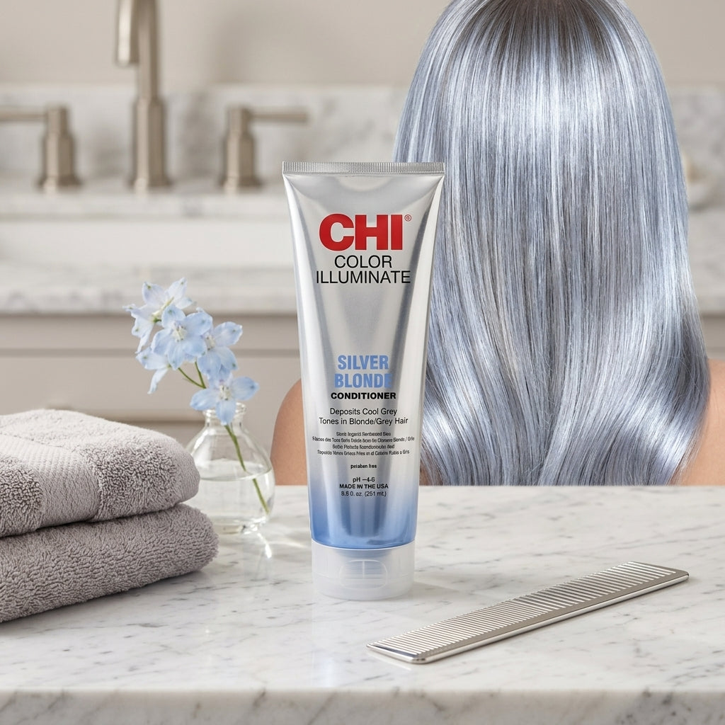 CHI COLOR ILLUMINATE CONDITIONER - SILVER BLOND 251ML