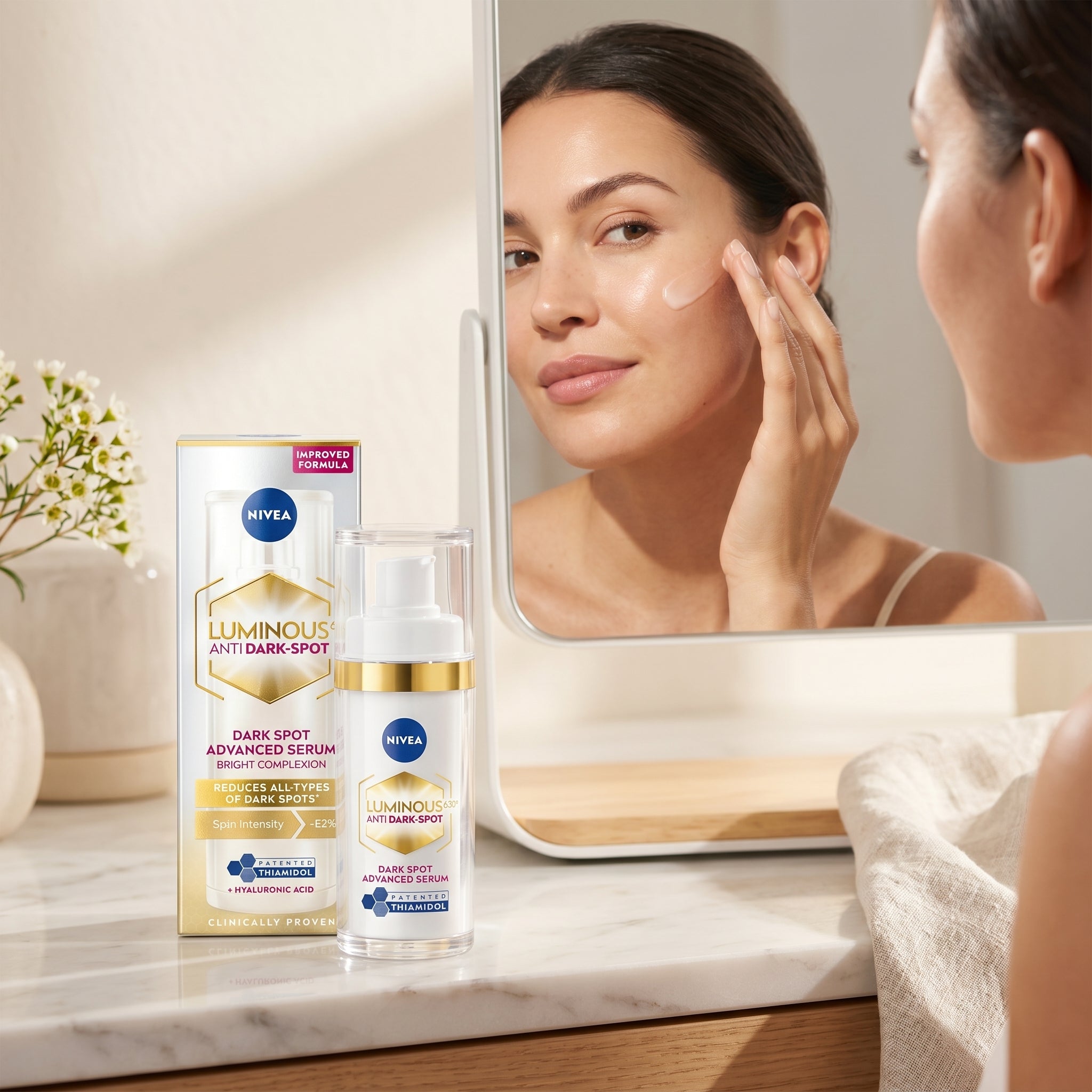 Nivea Luminous Anti-Dark Spot 630 Advanced Serum Bright Complexion 30ml