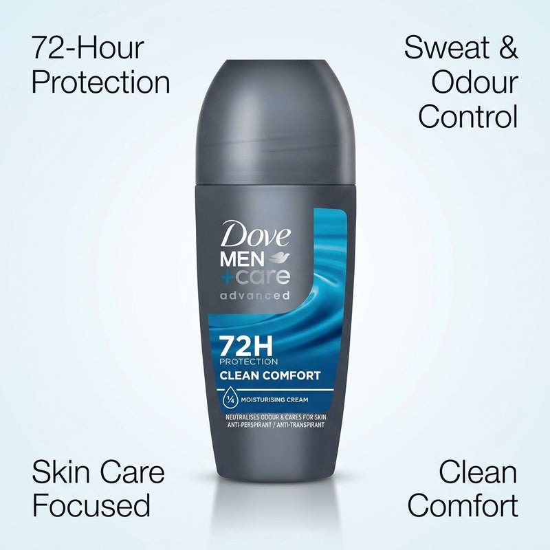 Dove Men+care Clean comfort roll on 50Ml