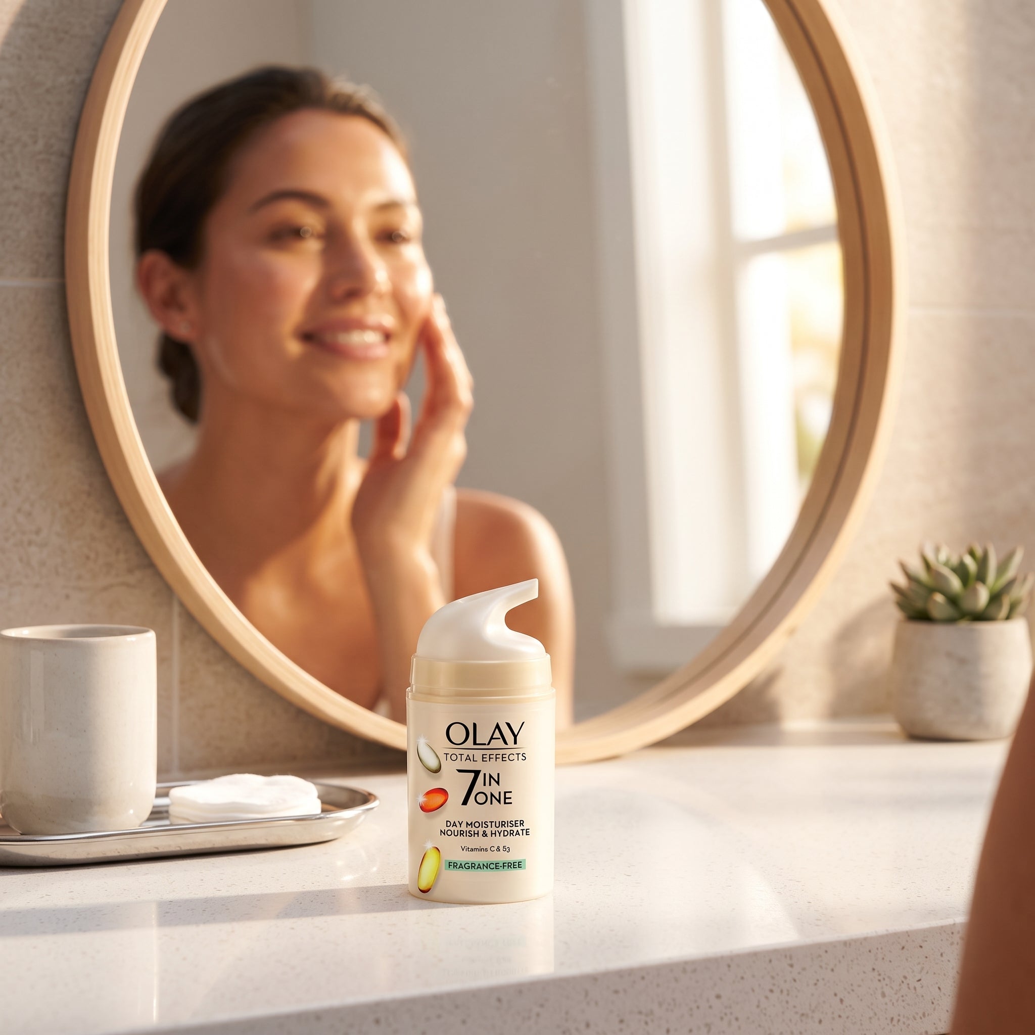 Olay Total Effects Moisturiser Fragrance Free 50ml